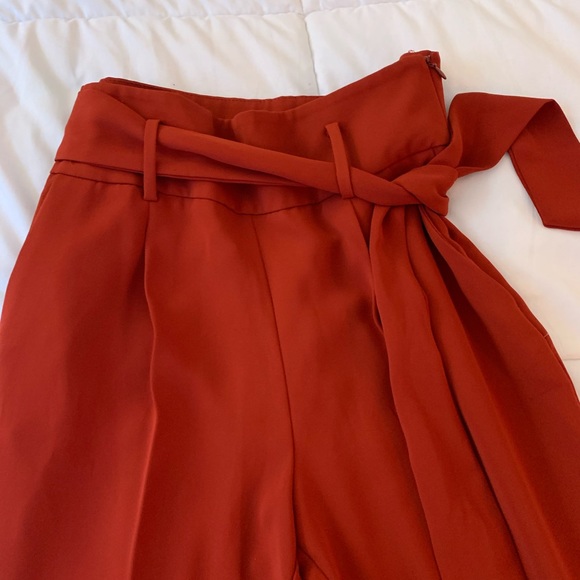 ZARA work pants/trousers in burnt orange colour only worn once - Picture 2 of 5